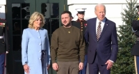 Zelenskyy arrives at White House for meetings with Biden, senior officials US president welcomes Ukrainian leader for Zelenskyy's first visit abroad since Russia began its war 10 months ago