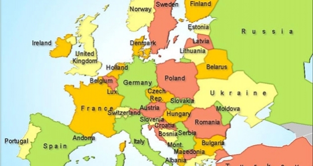 Avrupa Ortaa haritasna m dnyor?