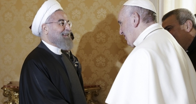 ran Cumhurbakan Hasan Ruhani, Vatikan'da