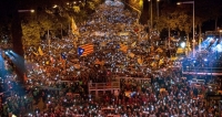 750,000 people flood Barcelona demanding release of Catalan leaders